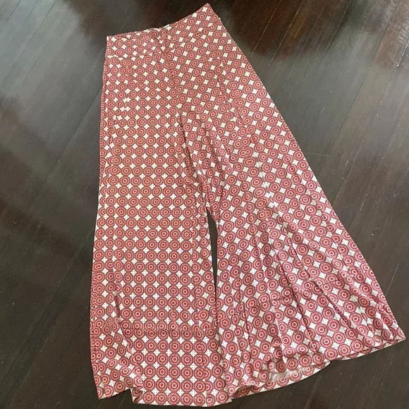 Farm Rio/ Anthropologie Wide Leg pants Sz S - Picture 2 of 4